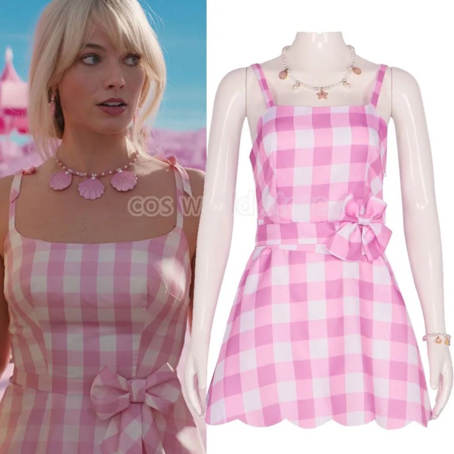 Fashion Kawaii Shop Dresses | Barbie Ovie Co P Ay Co Tu E P Aid Ip Eeve E Dre Pink