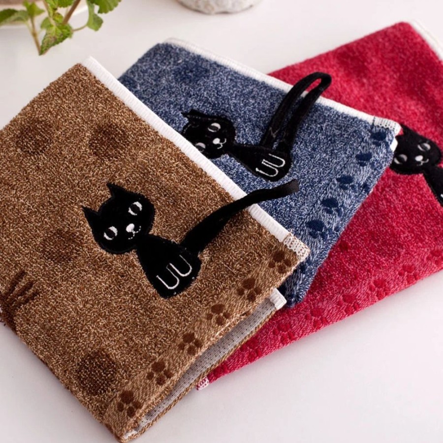 Home & Gadgets Kawaii Shop | Cute Cat Printed Towels