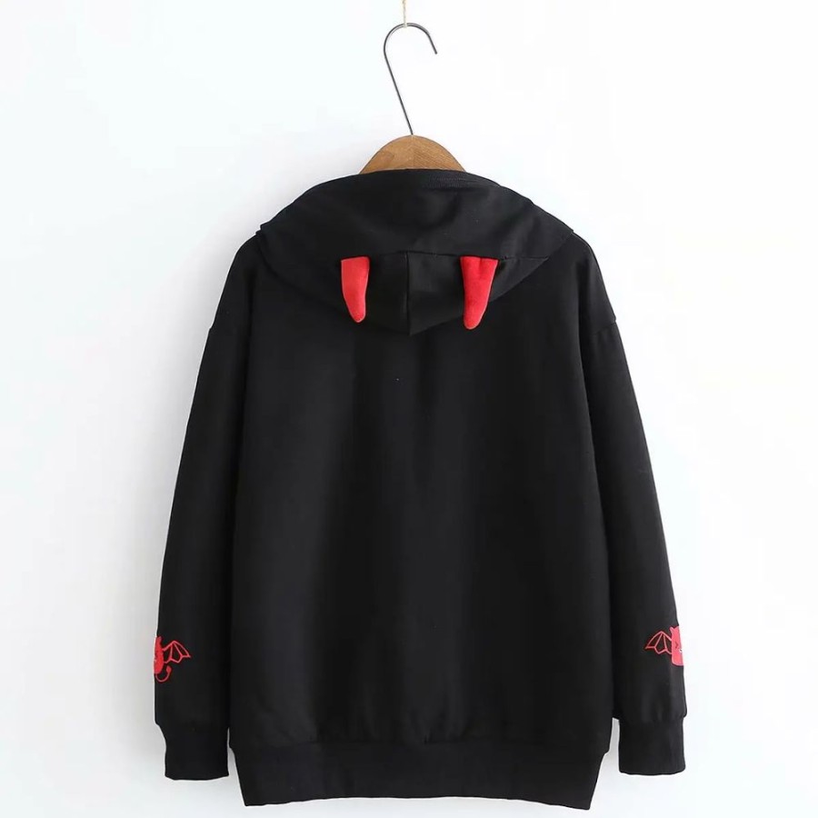 Fashion Kawaii Shop Sweaters & Hoodies | Harajuku Devi Ghost Sweater