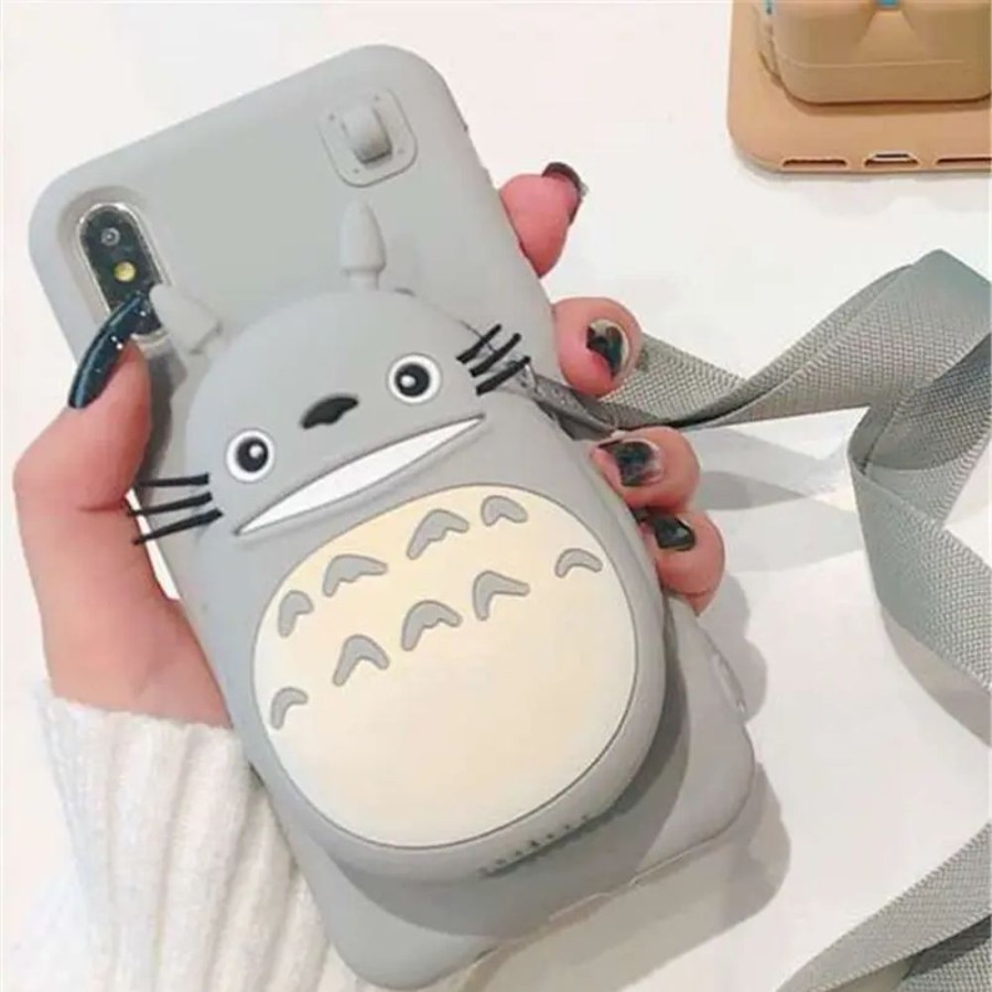 Home & Gadgets Kawaii Shop | Totoro, Molang, Rilakkuma, Pikachu Small Pocket 3D Iphone Case