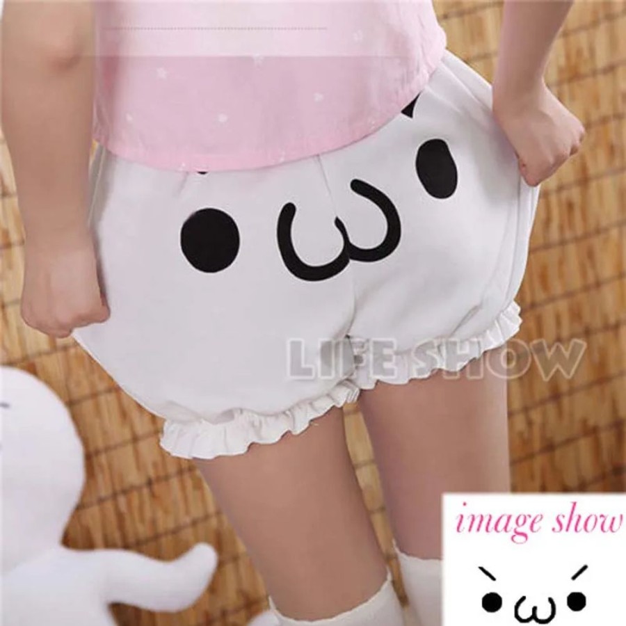 Fashion Kawaii Shop Pants & Leggings | Kawaii Emoji Short Pants