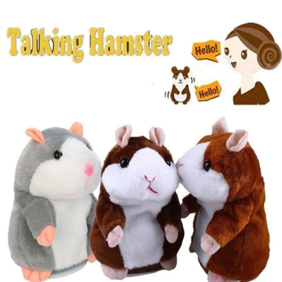 Toys Kawaii Shop | Kawaii Christmas Cheeky Talking Hamster Plushies