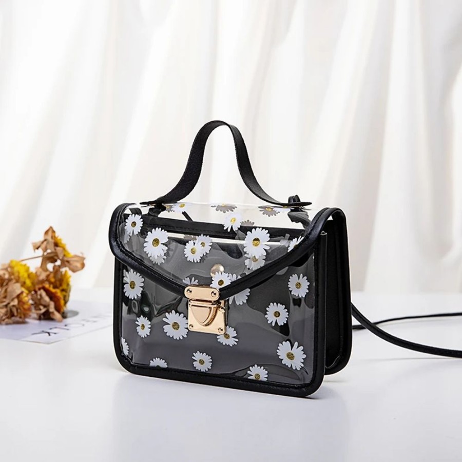 Accessories Kawaii Shop | Daisy Transparent Shoulder Bag