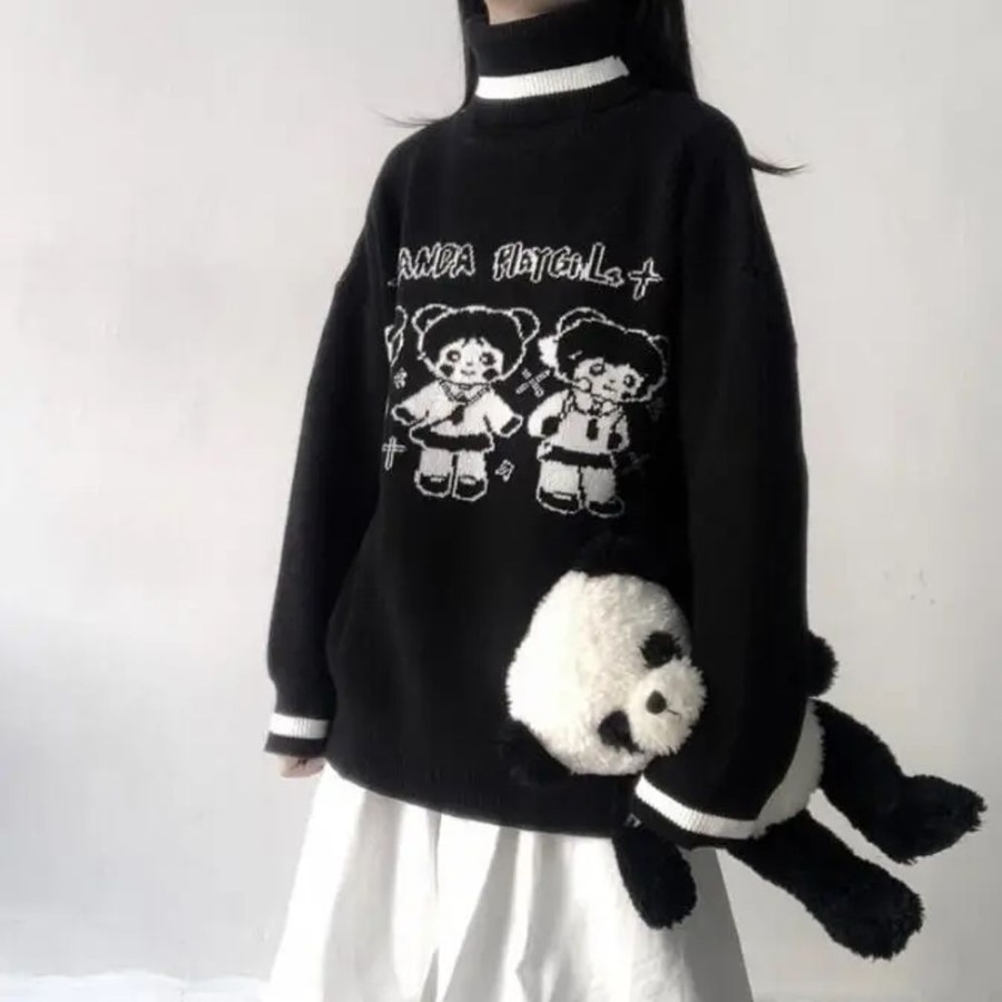 Fashion Kawaii Shop Sweaters & Hoodies | Korean Harajuku Anda P Aygir Ju Per