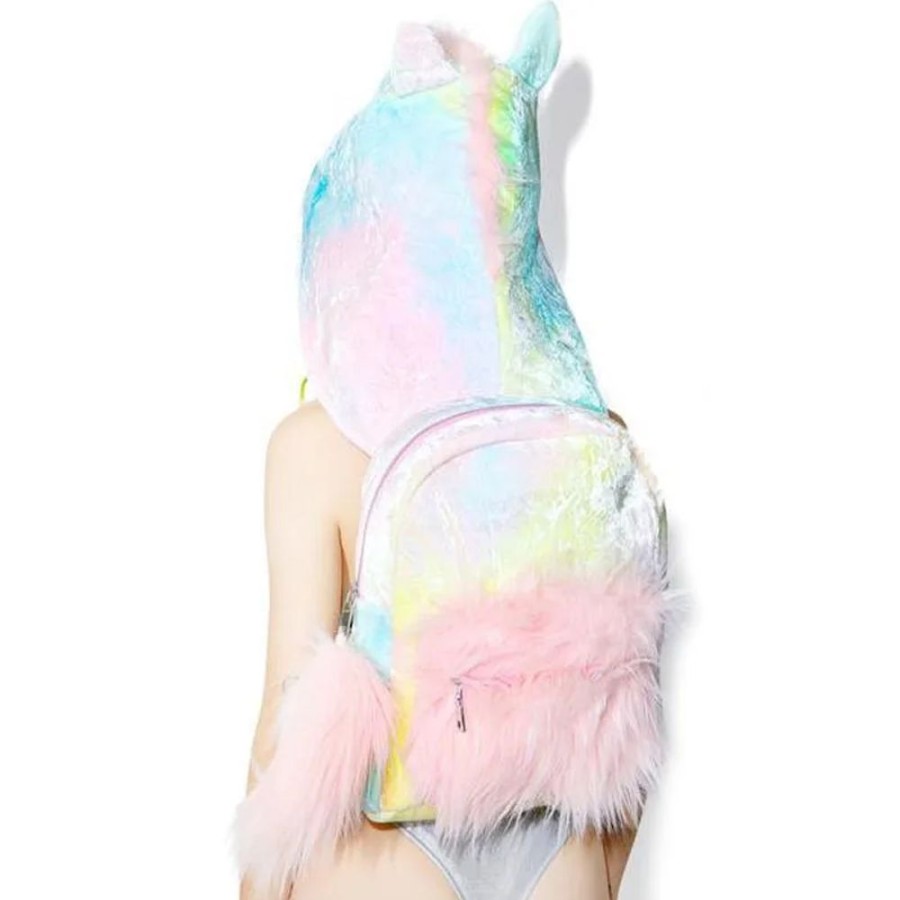 Accessories Kawaii Shop | Kawaii Unicorn Hooded Backpack