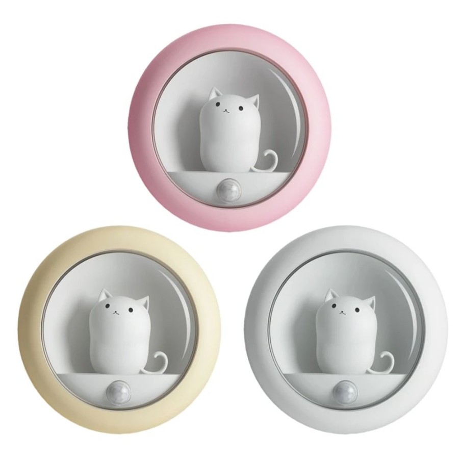 Home & Gadgets Kawaii Shop | Kawaii Cat Smart Led With Pir Motion Sensor