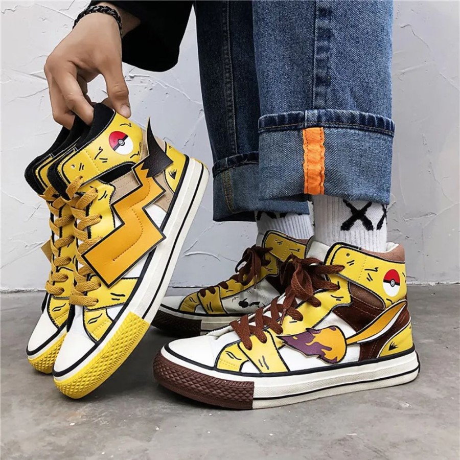 Fashion Kawaii Shop Shoes & Boots | Kawaii Pikachu Sneakers