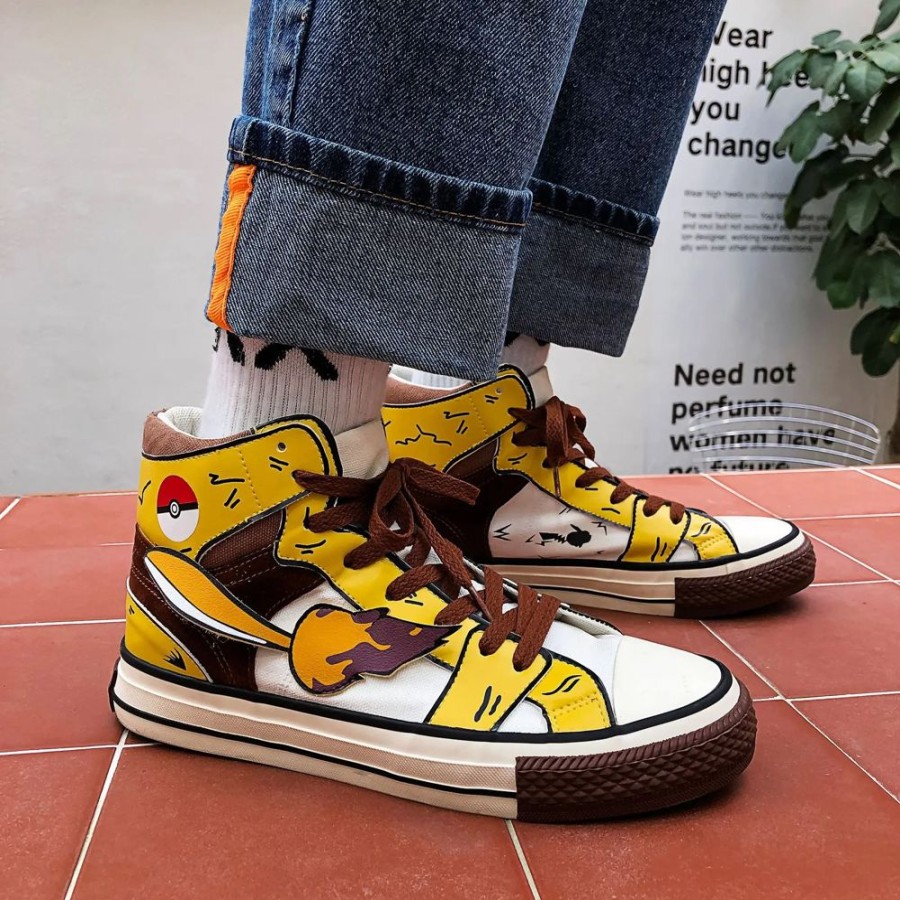 Fashion Kawaii Shop Shoes & Boots | Kawaii Pikachu Sneakers