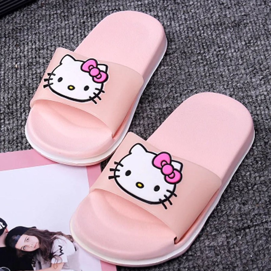 Fashion Kawaii Shop Slippers | Hello Kitty Light-Weight Slippers