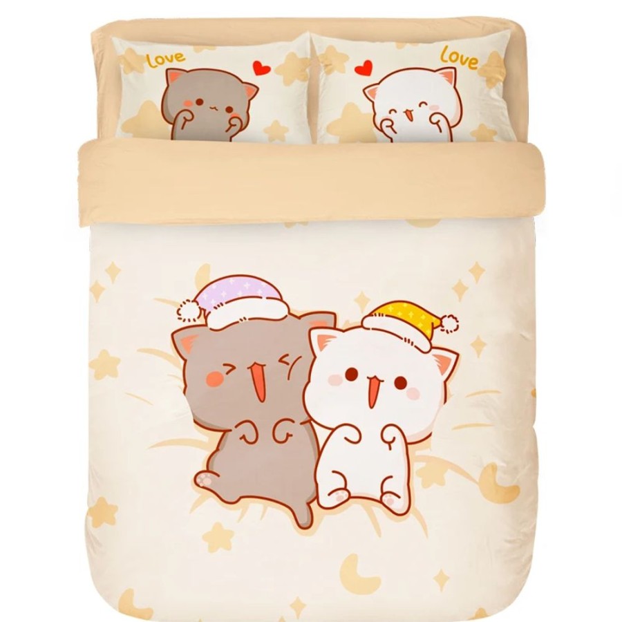 Home & Gadgets Kawaii Shop | Kawaii Japanese Cat Bedding Set