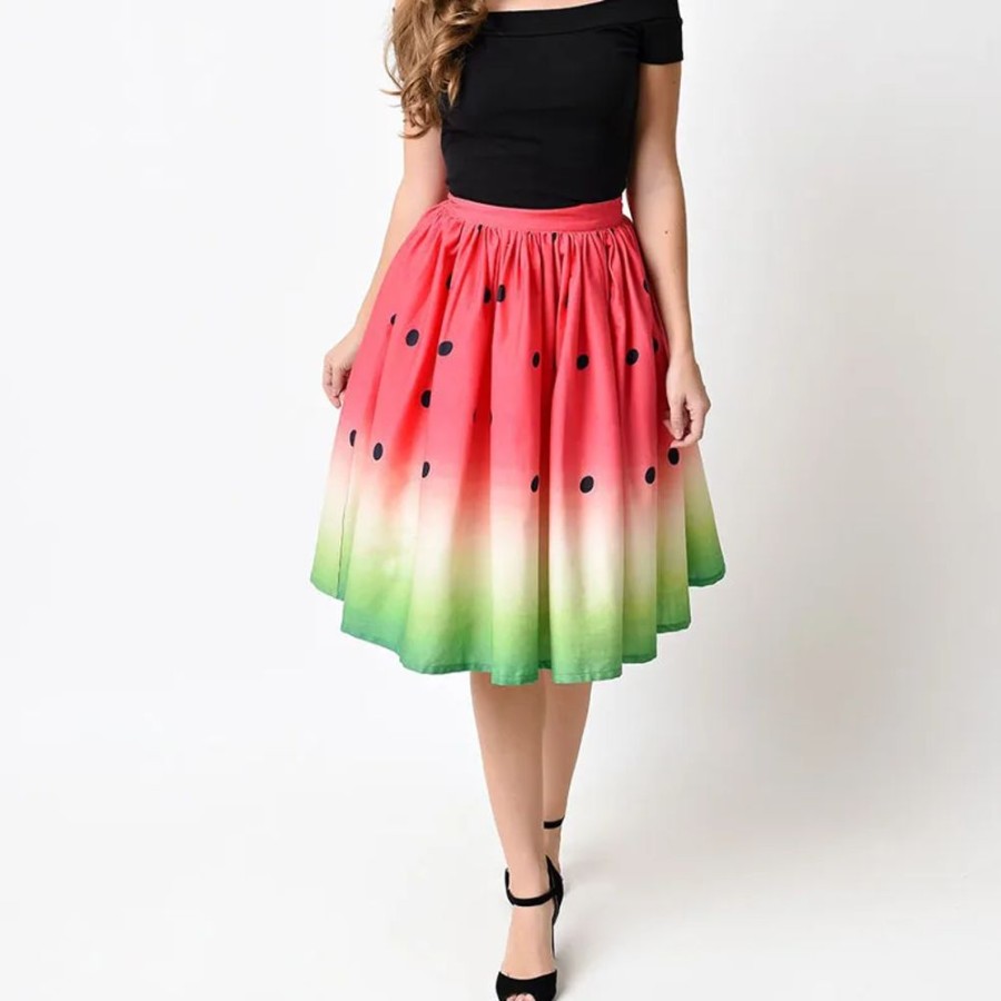 Fashion Kawaii Shop Skirts | Cool Watermelon Summer Style Skirt