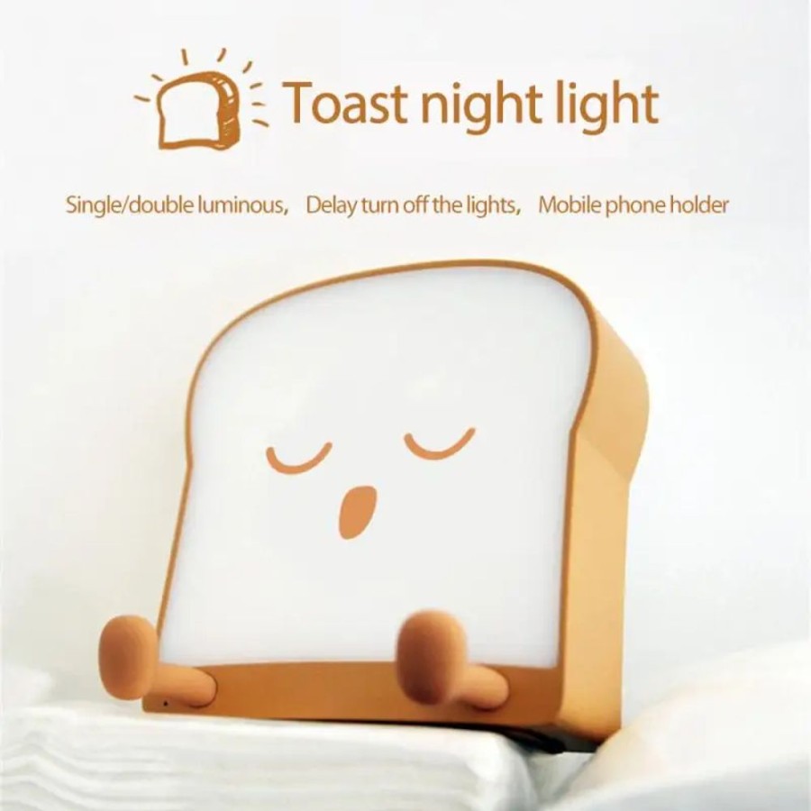 Home & Gadgets Kawaii Shop | Cute Toast Lamp