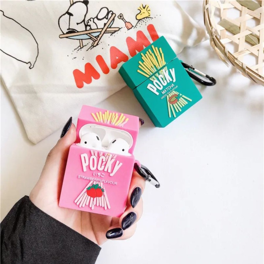 Accessories Kawaii Shop | D Glico Pocky Airpod Case