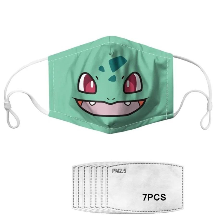 Cosplay Kawaii Shop | Kawaii Pokemon Mouth Mask With 7 Filters