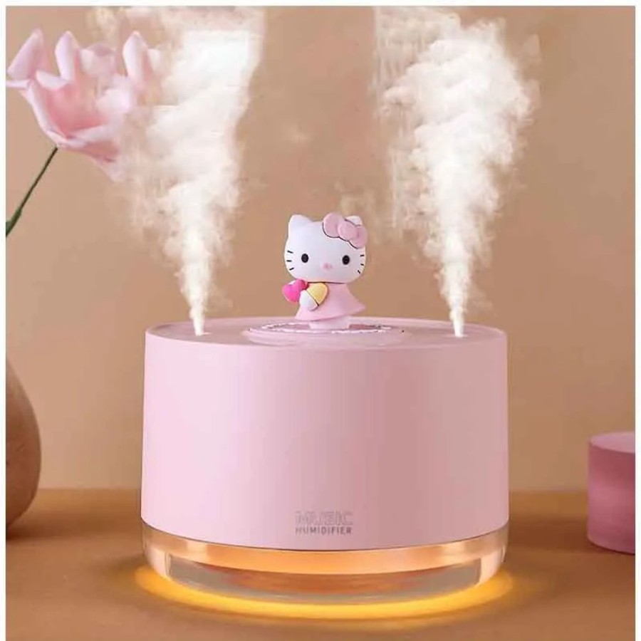 Home & Gadgets Kawaii Shop | Hello Kitty 1000Ml Music Humidifier With Atmosphere Lamp