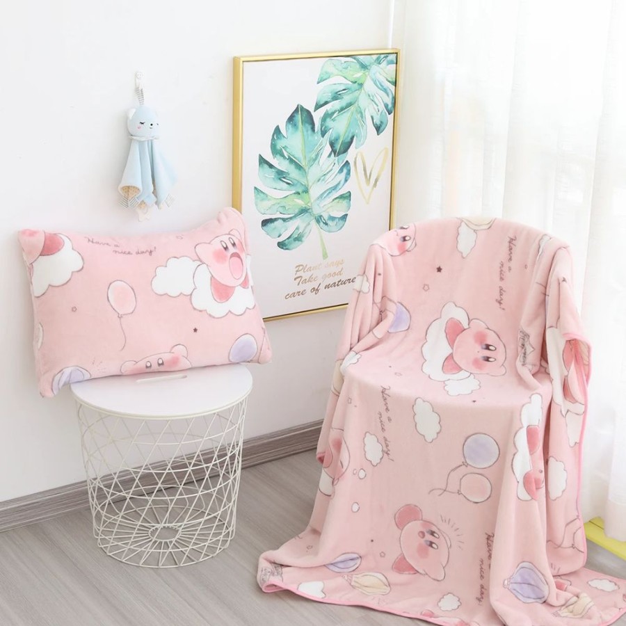 Home & Gadgets Kawaii Shop | Kawaii Kirby Comfy Blanket