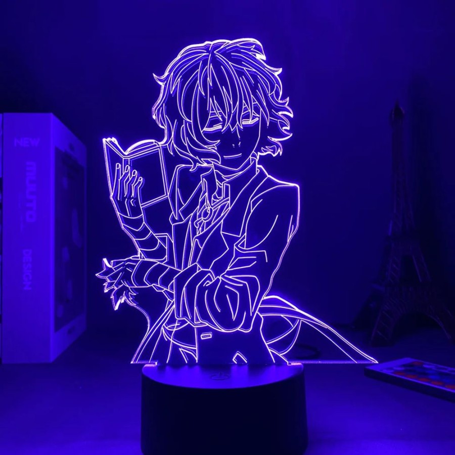 Home & Gadgets Kawaii Shop | Anime Avatar Bungo Stray Dogs Osamu Dazai Lamp