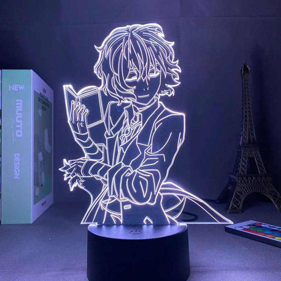 Home & Gadgets Kawaii Shop | Anime Avatar Bungo Stray Dogs Osamu Dazai Lamp