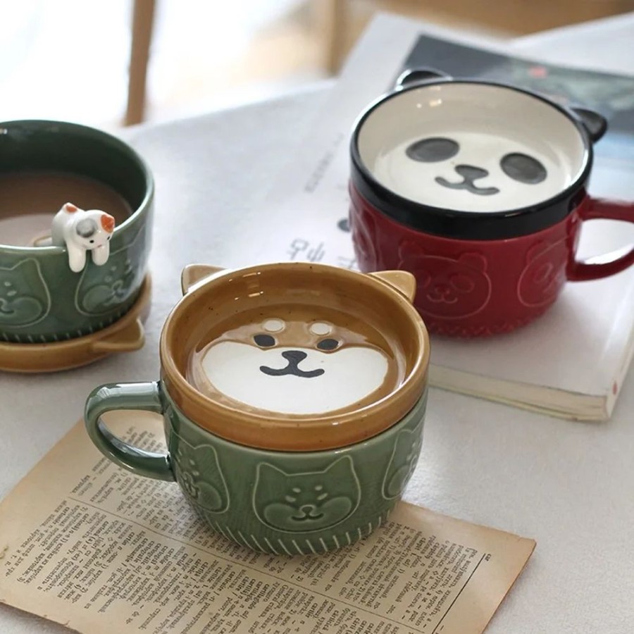 Home & Gadgets Kawaii Shop | Ceramic Creative Animals Cup