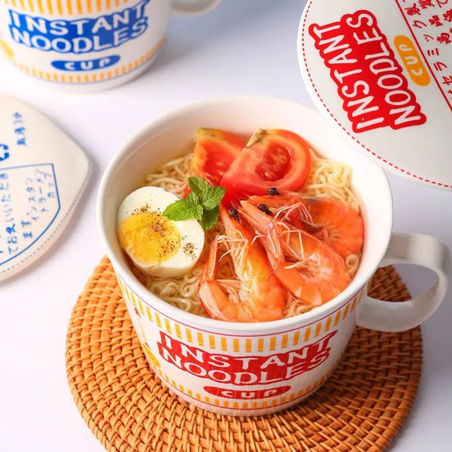 Home & Gadgets Kawaii Shop | Instant Noodles Ceramic Bowl