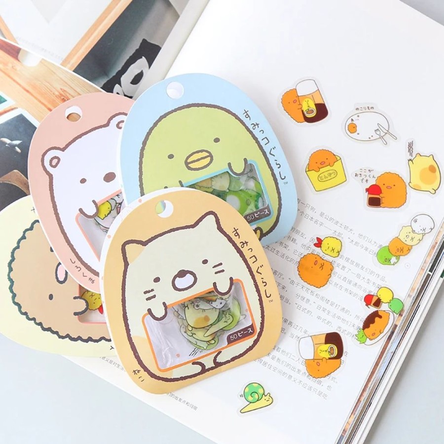 Stationary Kawaii Shop | 50 Pcs Bear Kawaii Stickers