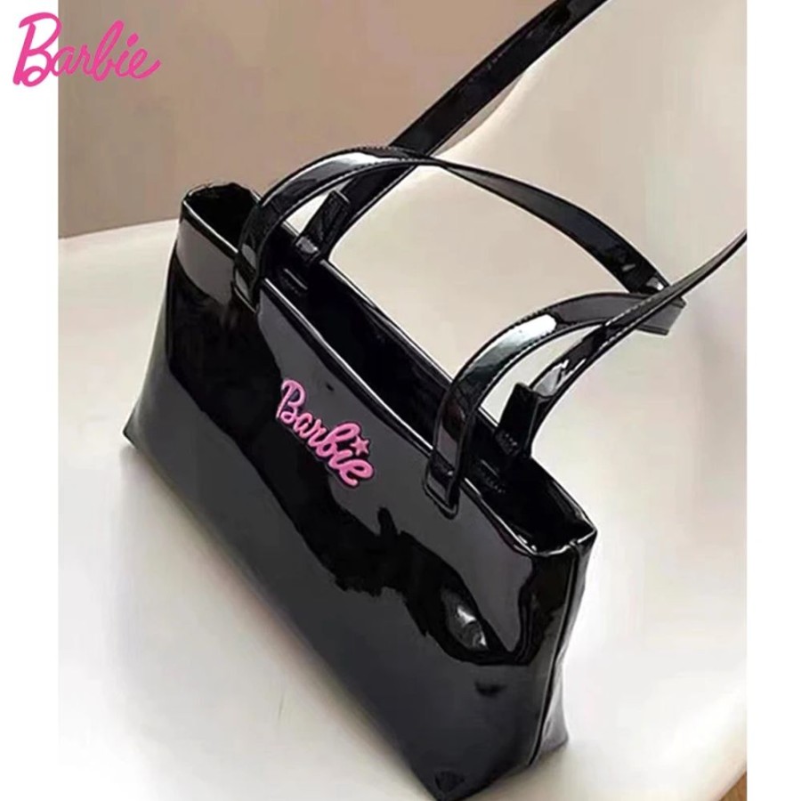 Accessories Kawaii Shop | Barbie Chic Rectangle Handbag Pu Leisure Black Edition