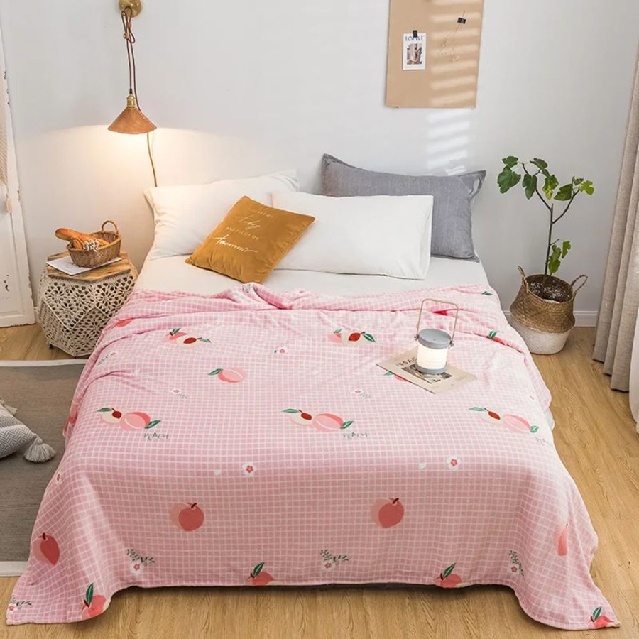 Home & Gadgets Kawaii Shop | Kawaii Peach Blanket