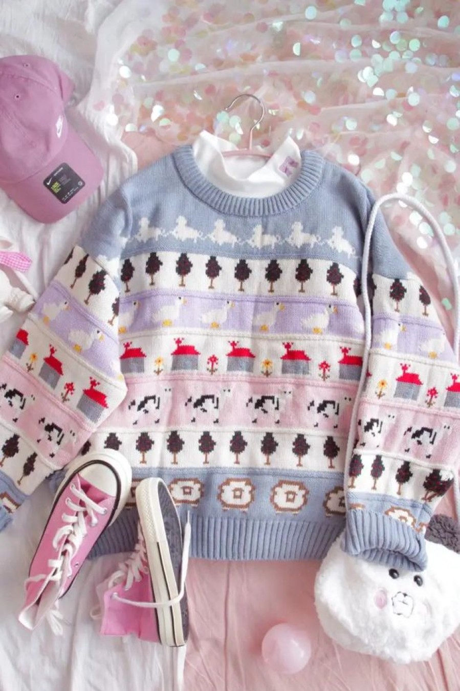 Fashion Kawaii Shop Sweaters & Hoodies | Vintage Farm Sweater