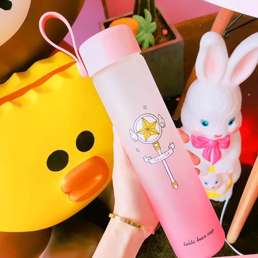 Home & Gadgets Kawaii Shop | Sailor Moon Magic Wand Glass Water Bottle