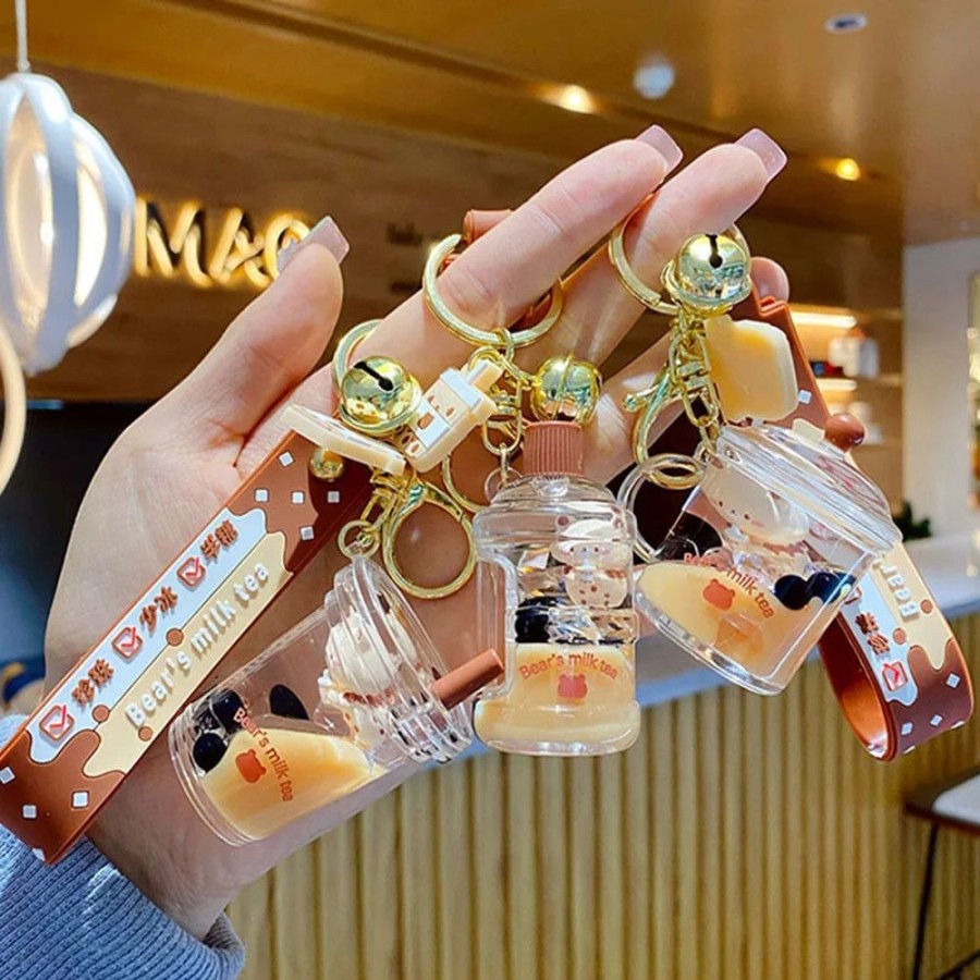 Accessories Kawaii Shop | Kawaii Bubble Tea Keychain