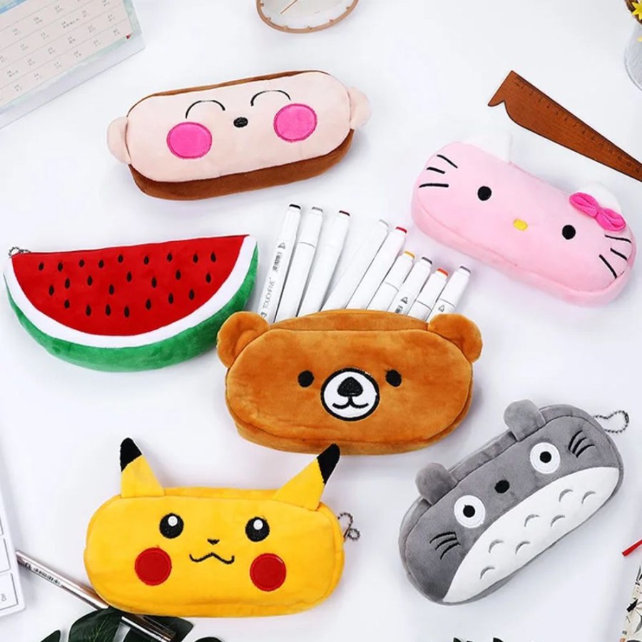 Stationary Kawaii Shop | Kawaii Plush Pencil Case