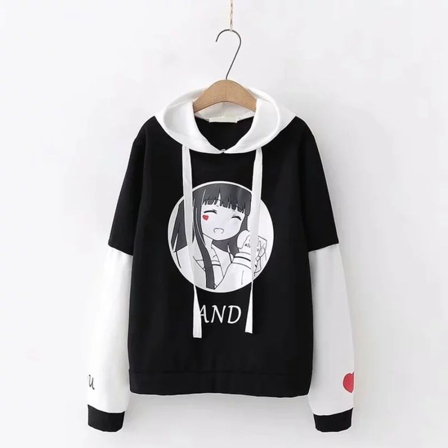 Fashion Kawaii Shop Sweaters & Hoodies | Korean Harajuku Lolita Hoodie