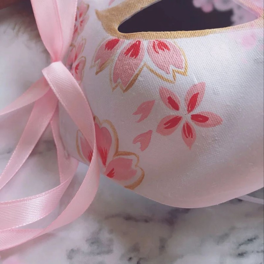 Cosplay Kawaii Shop | Japanese Fox Hand-Painted Cosplay Mask