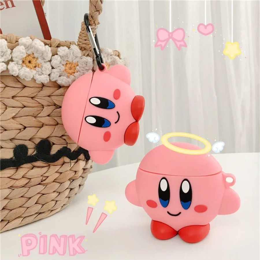 Accessories Kawaii Shop | Kawaii Kirby Airpod Case