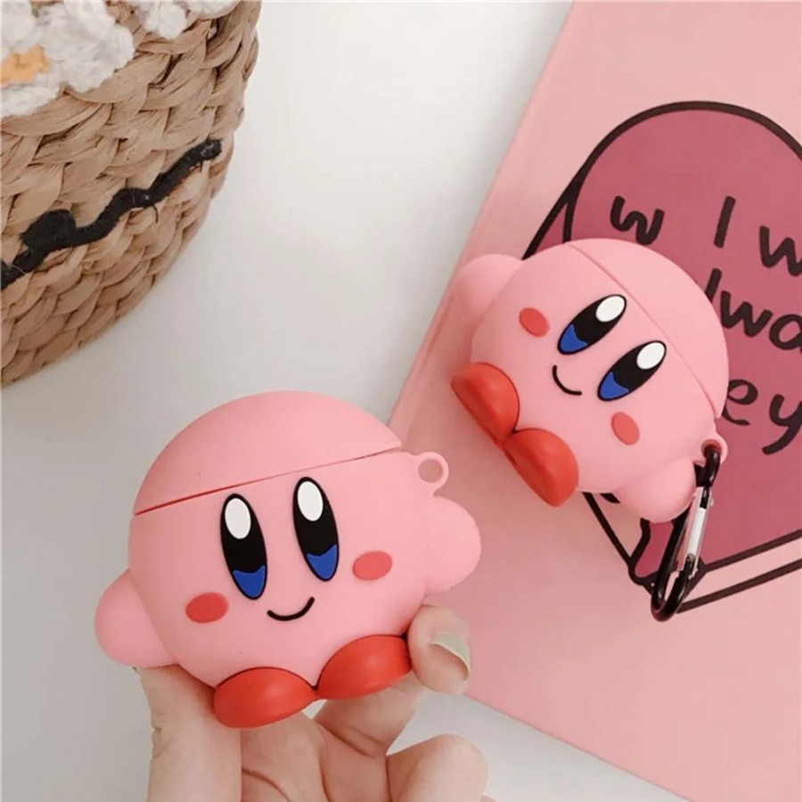 Accessories Kawaii Shop | Kawaii Kirby Airpod Case