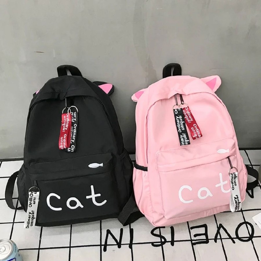 Accessories Kawaii Shop | Japanese Harajuku Cat Backpack