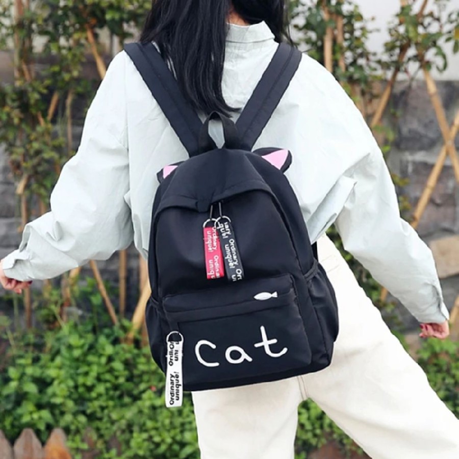 Accessories Kawaii Shop | Japanese Harajuku Cat Backpack