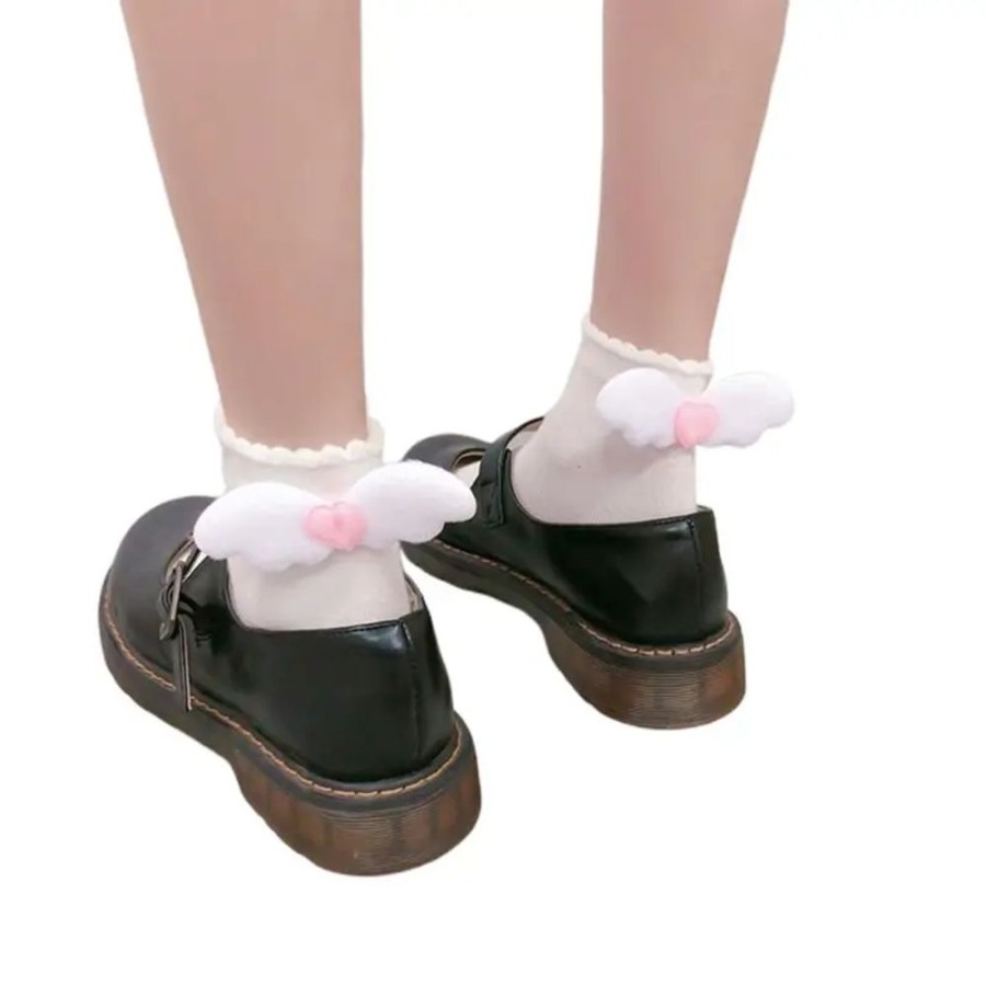 Fashion Kawaii Shop Socks & Stockings | Japanese Lolita Angel Wings Socks