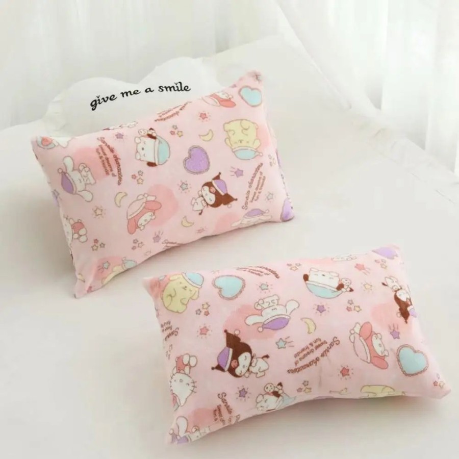 Home & Gadgets Kawaii Shop | Kawaii Cartoons Blanket Pink