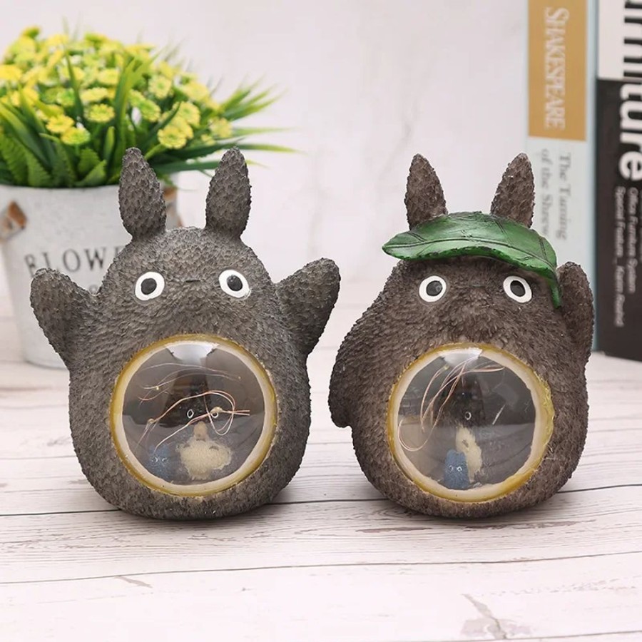 Home & Gadgets Kawaii Shop | Stu Io Ghi Li Spirite W Y Totoro Figures Mo El Toy Le Night Light Toy Nime Totoro St R Resin Home E Or Tion Ki S Toys Gift