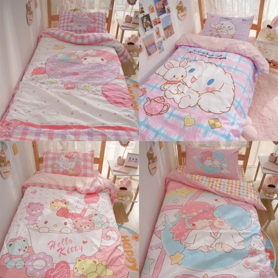 Home & Gadgets Kawaii Shop | Kawaii Sanrio Bed Cover