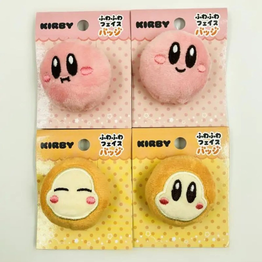 Accessories Kawaii Shop | Cute Kirby Star Plush Badge