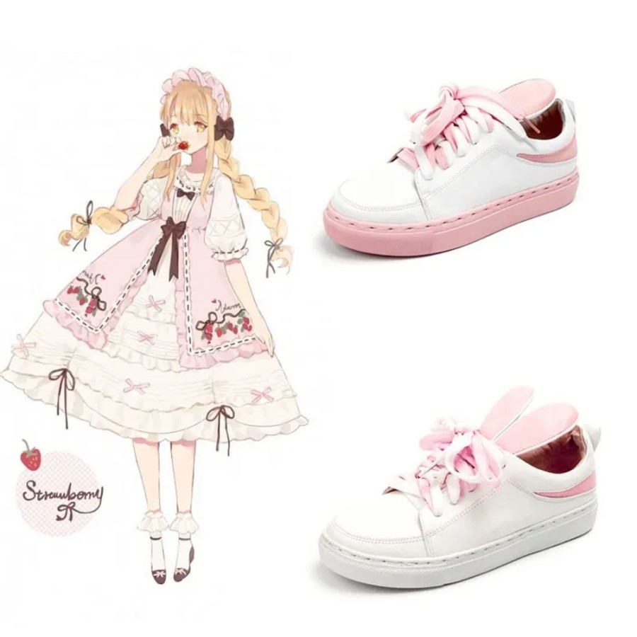 Fashion Kawaii Shop Shoes & Boots | Lolita Bunny Ears Sneakers