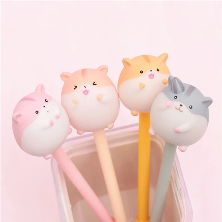 Stationary Kawaii Shop | Kawaii Pastel Hamster Gel Pen