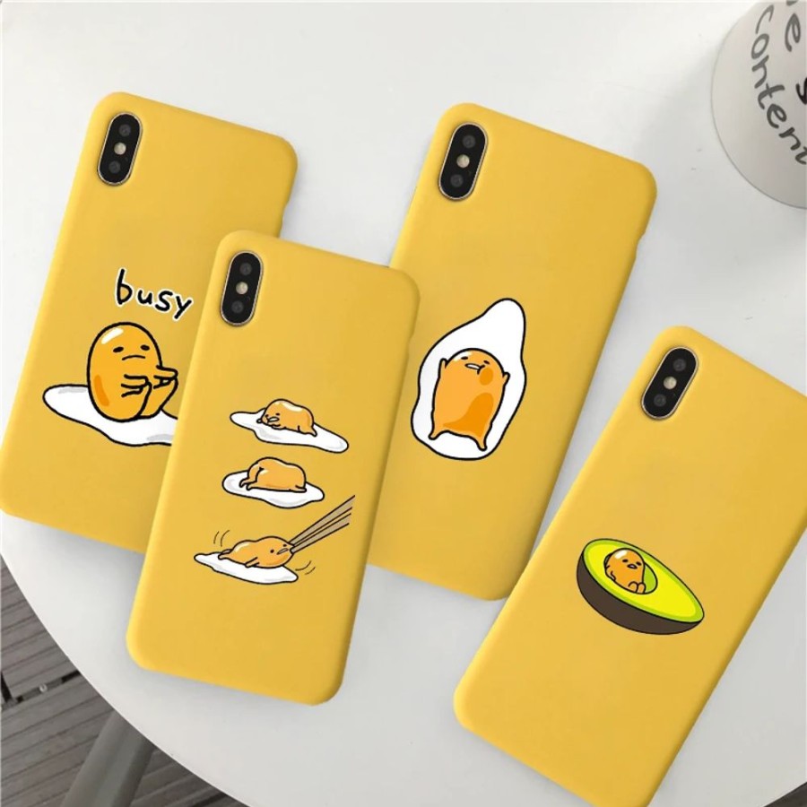 Home & Gadgets Kawaii Shop | Kawaii Gudetama Lazy Egg Iphone Case