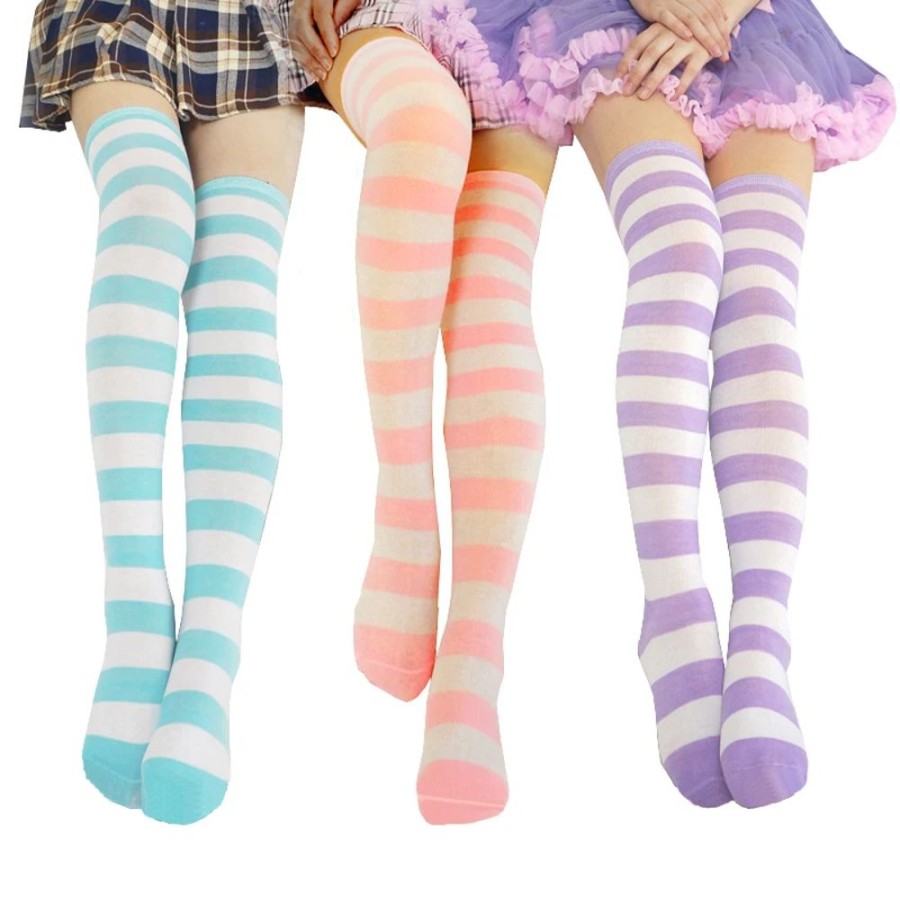 Fashion Kawaii Shop Socks & Stockings | Kawaii Lolita Overknee Stocking