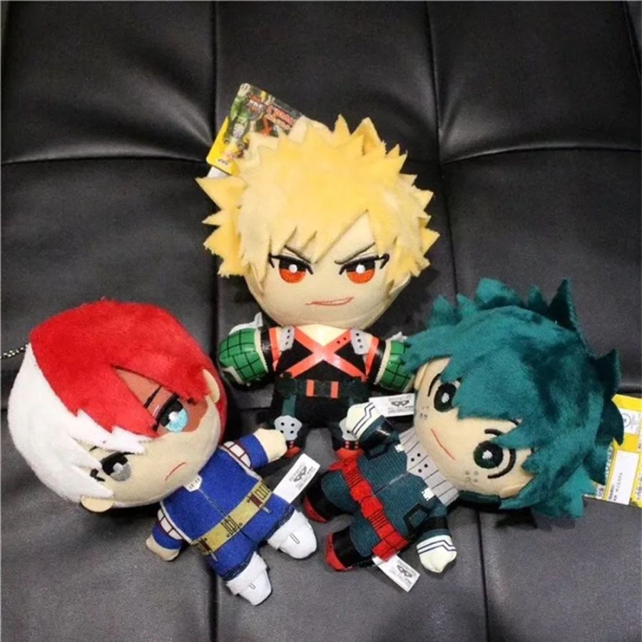 Accessories Kawaii Shop | Anime My Hero Academia Izuku Midoriya Katsuki Bakugou Shouto Todoroki Plush