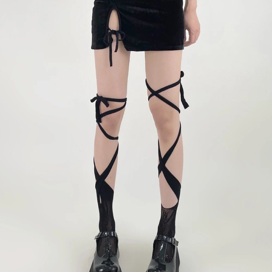 Fashion Kawaii Shop Socks & Stockings | Funky Lace Fishnet Stockings