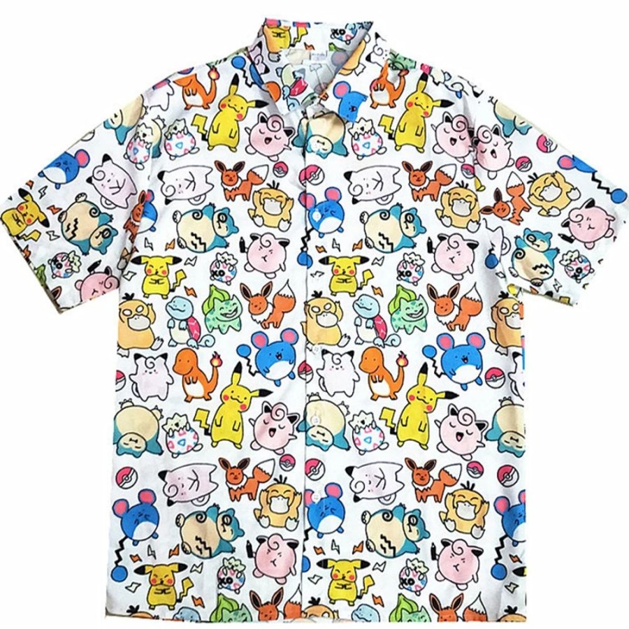 Fashion Kawaii Shop Shirts | Long Harajuku Pokemon Shirt