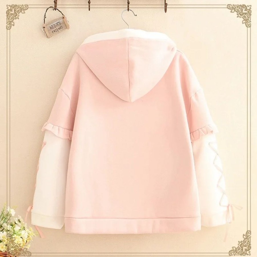 Fashion Kawaii Shop Sweaters & Hoodies | Kawaii Sweet Strawberry Hoodie